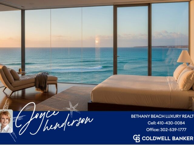 Bedrooms and Views of the Ocean in Bethany Beach Luxury Homes